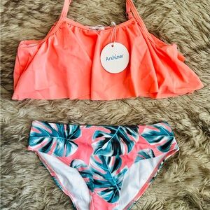 Arshiner Coral Bikini Set